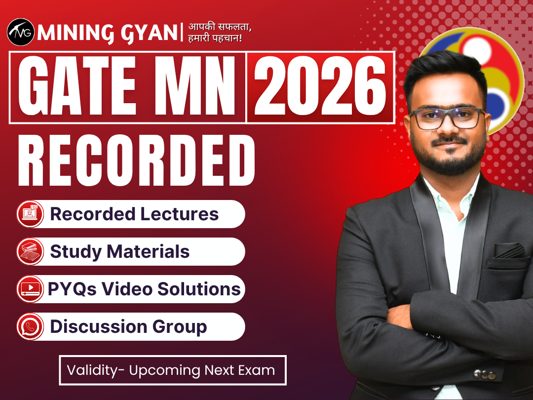 GATE MN 2026 Recorded Course | Mining Gyan