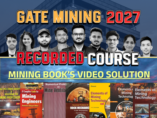 GATE MN 2026 Recorded Course | Mining Gyan